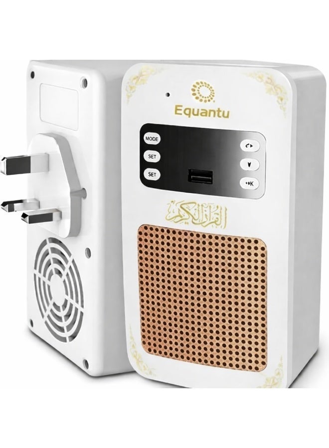 Equantu Quran Speaker with Remote Control and Bluetooth Electric Plug Device Smart with App Function - Image 1